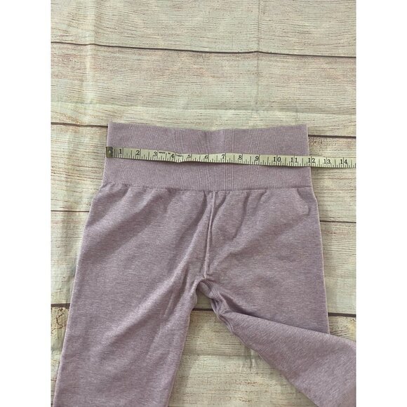 Gymshark Women's Athletic Pink Marl Activewear Leggings - Small - Picture 10 of 10
